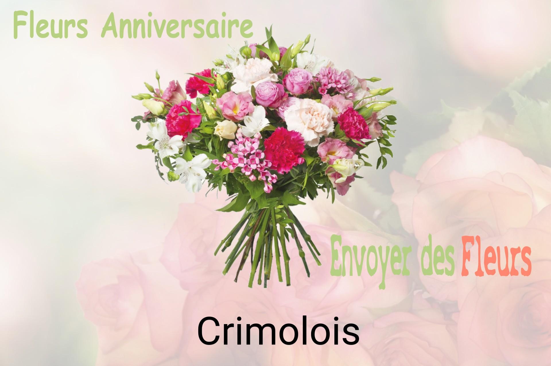 Bouquet de fleurs d’anniversaire livré à Crimolois