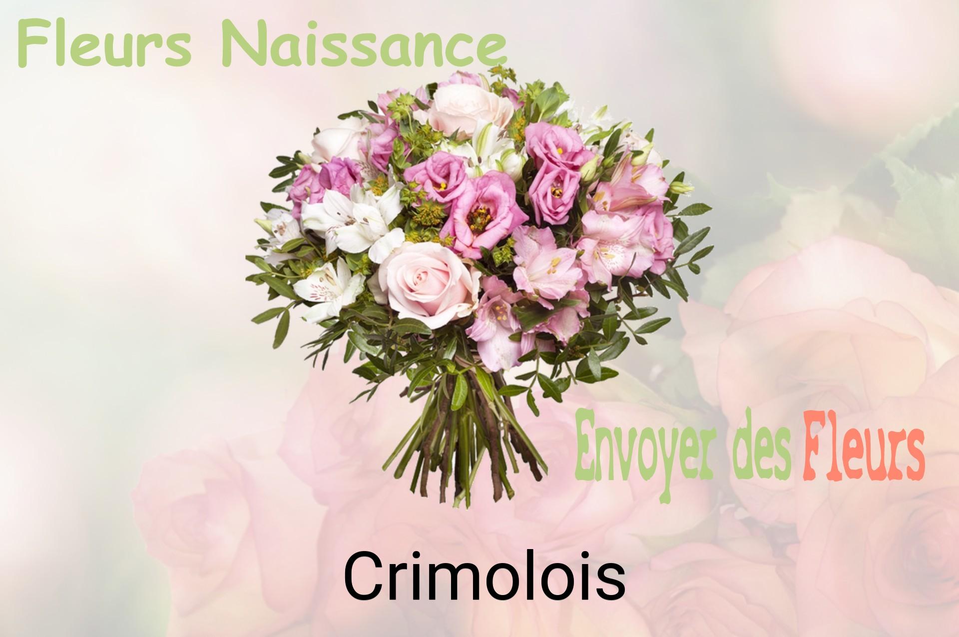 Bouquet de fleurs de naissance livré à Crimolois